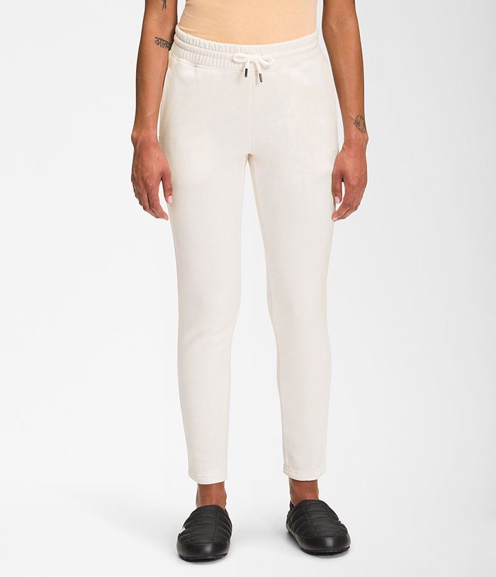 The North Face Womens Pants Half Dome Crop Jogger 345RYSOGM - White